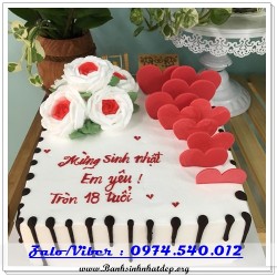 Mẫu Bánh Sinh Nhật Đẹp - A1078